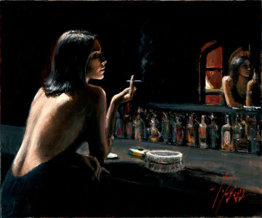 Fabian Perez marmol negro
